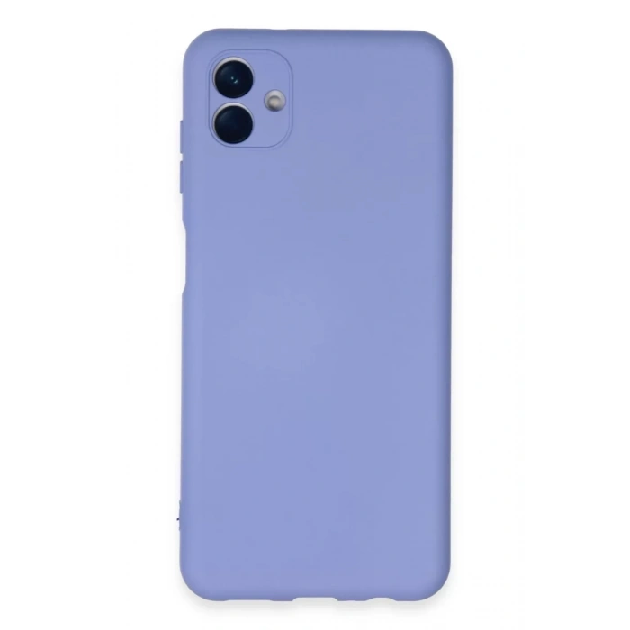 Samsung Galaxy A04E Kılıf Nano içi Kadife Silikon - Lila
