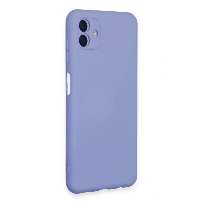 Samsung Galaxy A04E Kılıf Nano içi Kadife Silikon - Lila