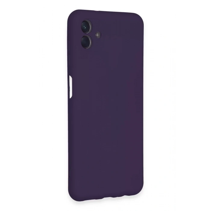Samsung Galaxy A04E Kılıf Nano içi Kadife Silikon - Mor