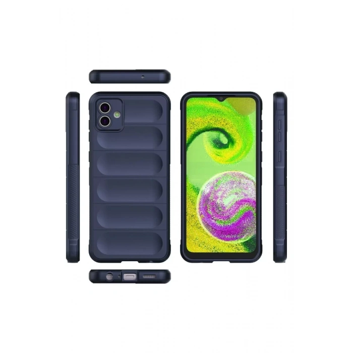 Samsung Galaxy A04E Kılıf Optimum Silikon - Lacivert