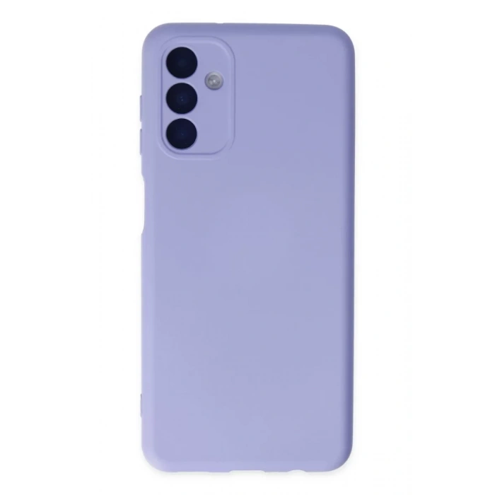 Samsung Galaxy A04S Kılıf Nano içi Kadife Silikon - Lila