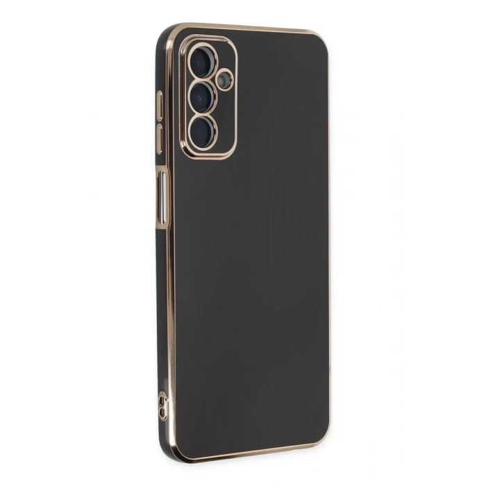 Samsung Galaxy A04S Kılıf Volet Silikon - Siyah