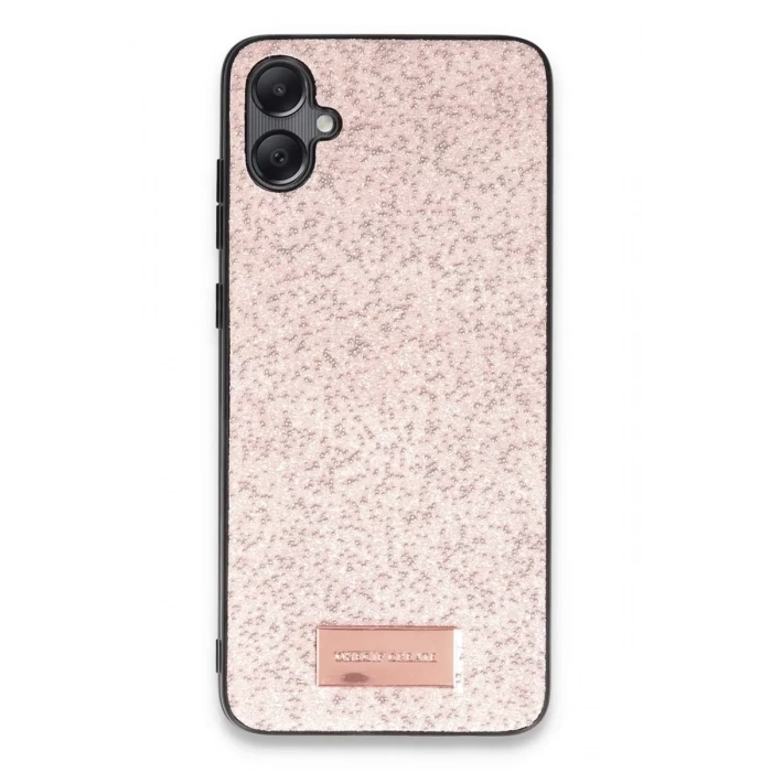 Samsung Galaxy A05 Bright Simli Kapak - Pembe