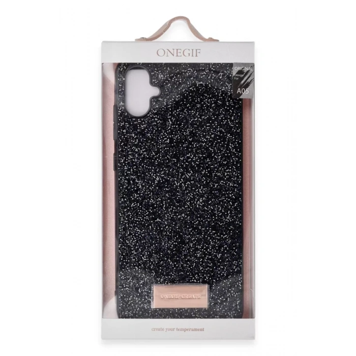 Samsung Galaxy A05 Bright Simli Kapak - Pembe
