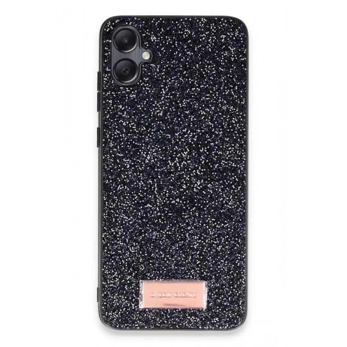 Samsung Galaxy A05 Bright Simli Kapak - Siyah