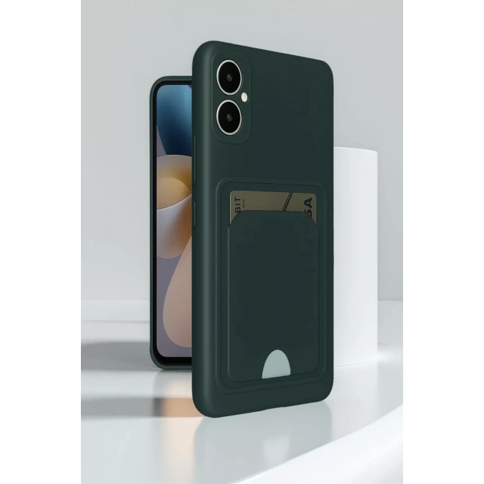 Samsung Galaxy A05 Kelvin Kartvizitli Silikon - Lacivert