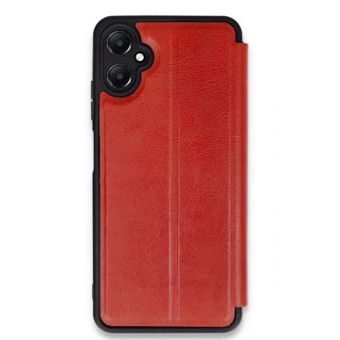 Samsung Galaxy A05 Kılıf Flip Cover - Kırmızı