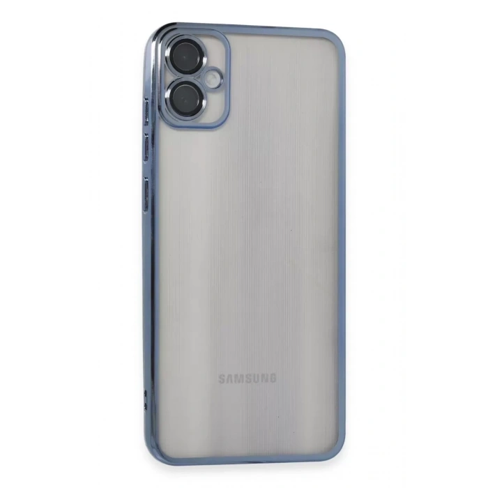 Samsung Galaxy A05 Kılıf Lensli Silikon - Lacivert