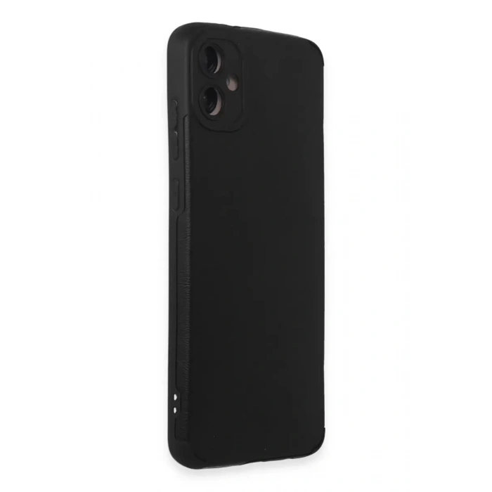 Samsung Galaxy A05 Kılıf Loop Deri Silikon - Siyah