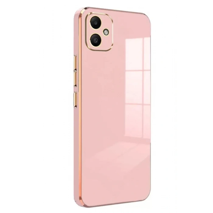 Samsung Galaxy A05 Kılıf Volet Silikon - Pembe