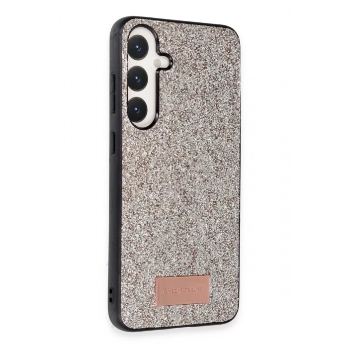 Samsung Galaxy A05S Bright Simli Kapak - Gold