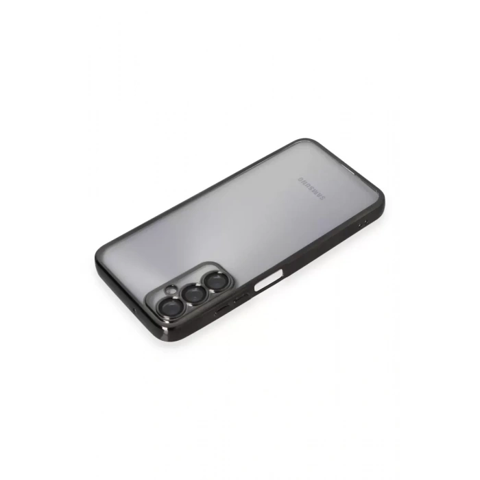 Samsung Galaxy A05S Kılıf Lensli Silikon - Siyah