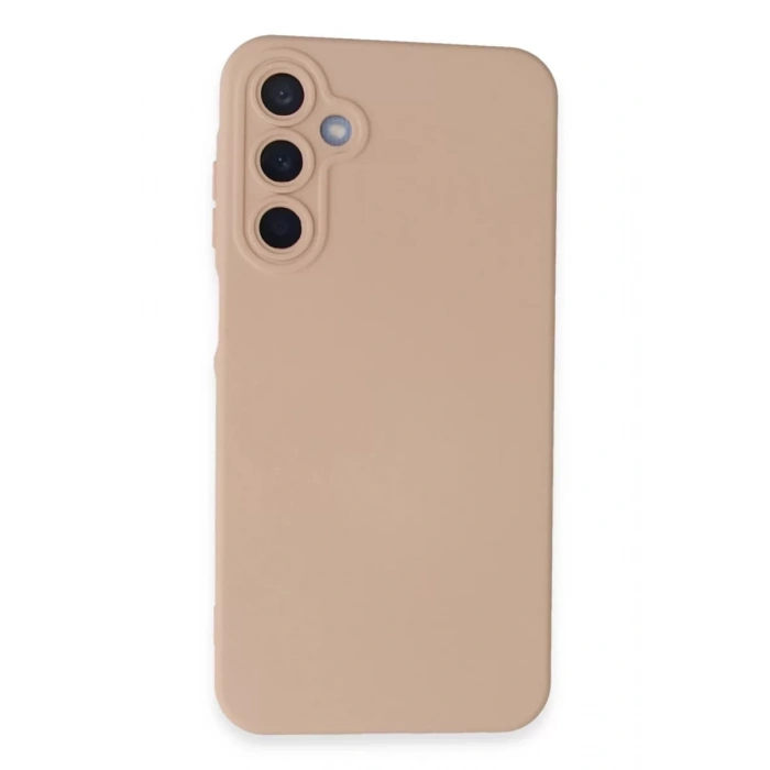 Samsung Galaxy A05S Kılıf Nano içi Kadife Silikon - Pudra