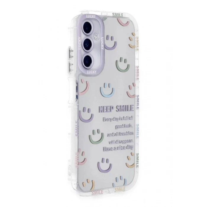 Samsung Galaxy A05S Kılıf Reflexion Desenli Kapak - Desen 2