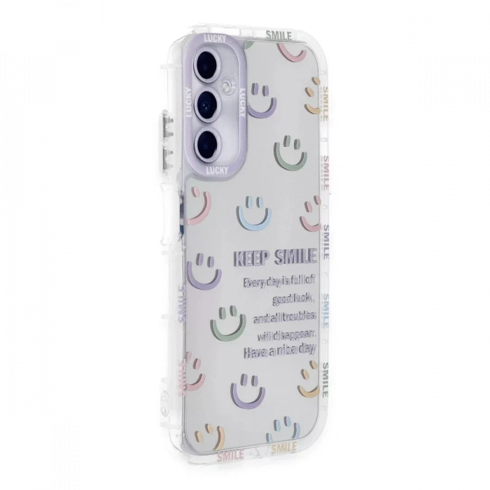 Samsung Galaxy A05S Kılıf Reflexion Desenli Kapak - Desen 2