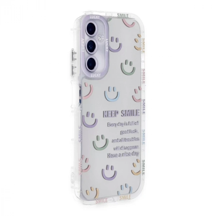 Samsung Galaxy A05S Kılıf Reflexion Desenli Kapak - Desen 2