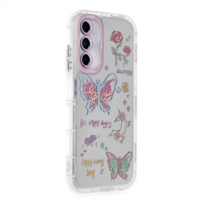 Samsung Galaxy A05S Kılıf Reflexion Desenli Kapak - Desen 8