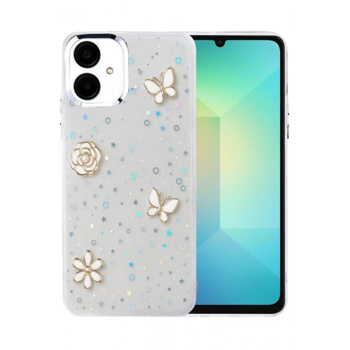 Samsung Galaxy A06 Fiyonk Desenli Kapak - Desen 10