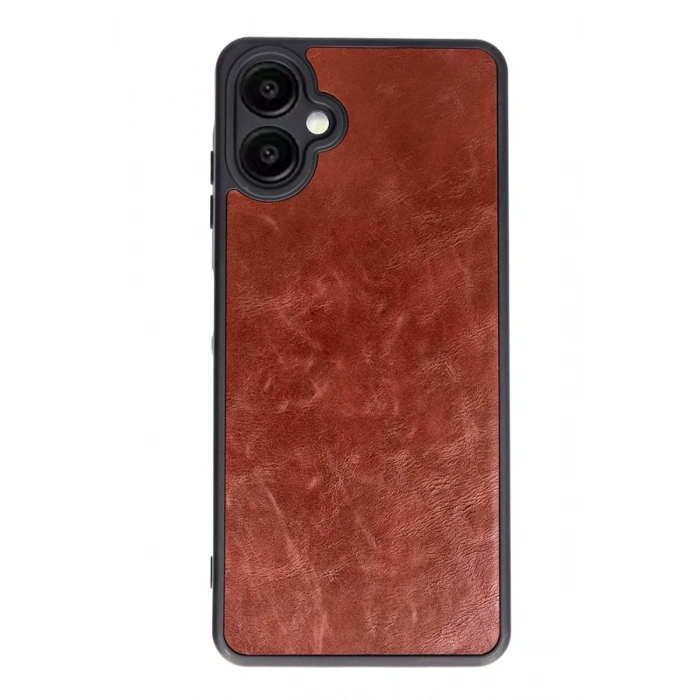 Samsung Galaxy A06 Kılıf Aras Deri Kapak - Bordo