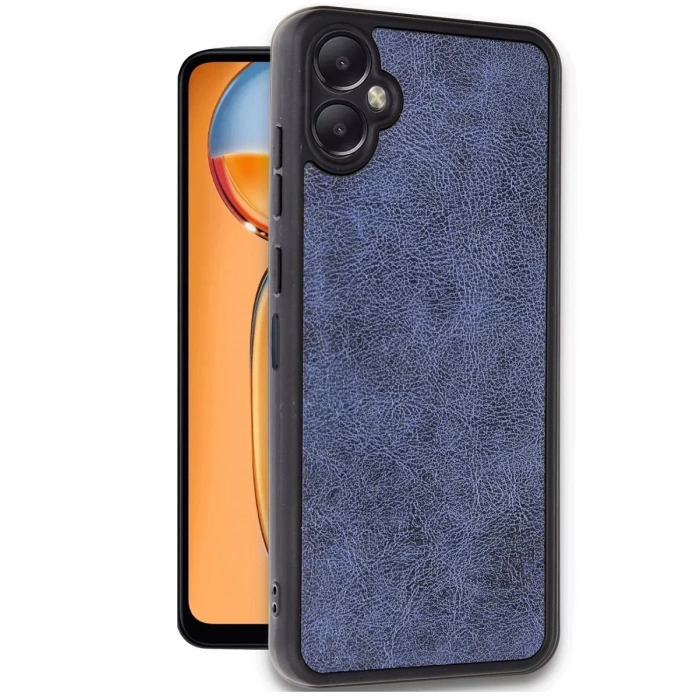 Samsung Galaxy A06 Kılıf Aras Deri Kapak - Lacivert