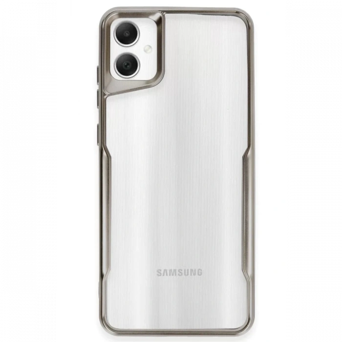 Samsung Galaxy A06 Kılıf Boyi Silikon Kapak - Titan Gri