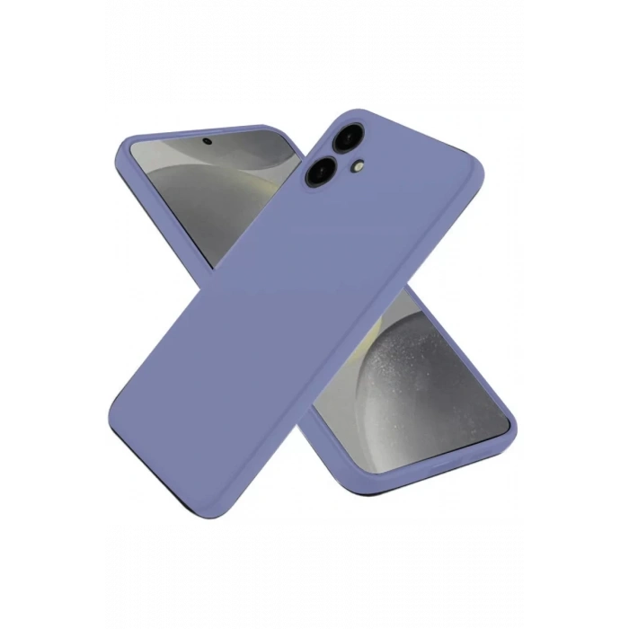 Samsung Galaxy A06 Kılıf First Silikon - Lila
