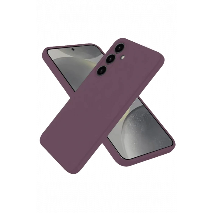 Samsung Galaxy A06 Kılıf First Silikon - Mürdüm