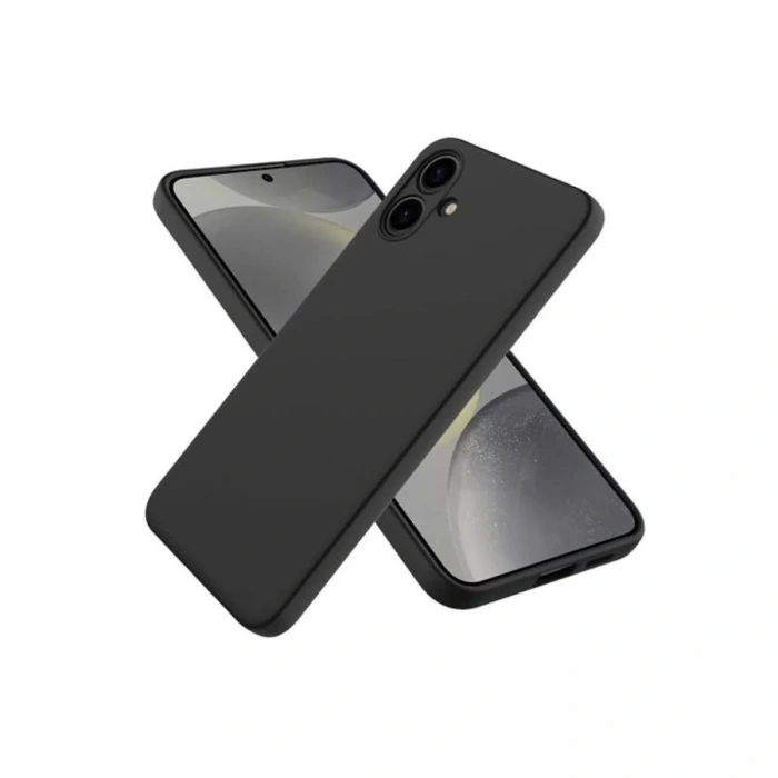 Samsung Galaxy A06 Kılıf First Silikon - Siyah
