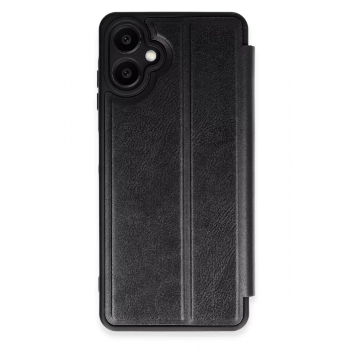 Samsung Galaxy A06 Kılıf Flip Cover - Siyah