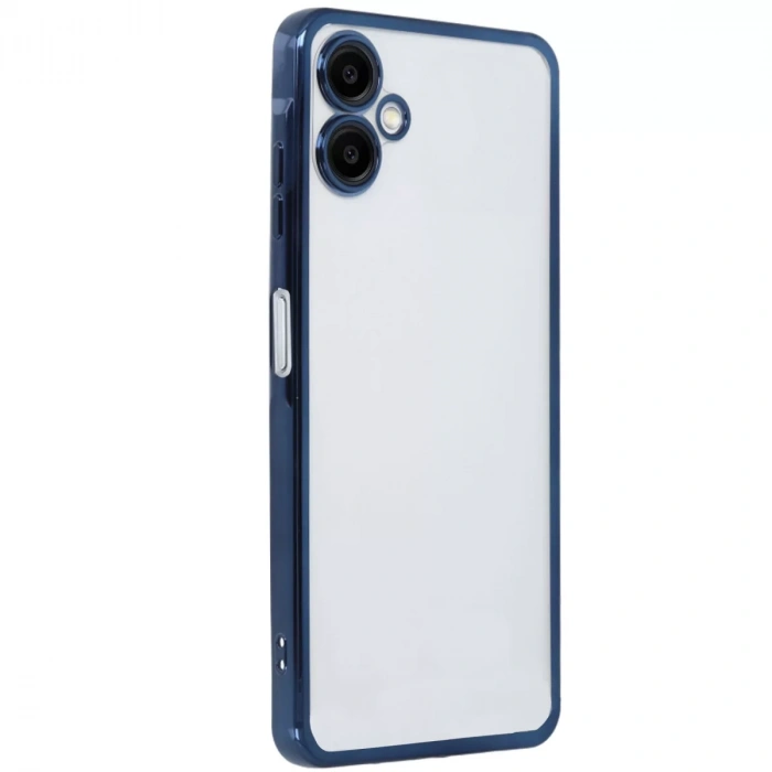 Samsung Galaxy A06 Kılıf Lensli Silikon - Lacivert