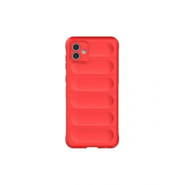 Samsung Galaxy A06 Kılıf Optimum Silikon - Kırmızı
