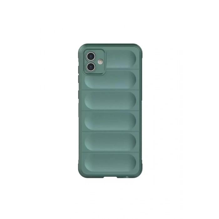Samsung Galaxy A06 Kılıf Optimum Silikon - Koyu Yeşil