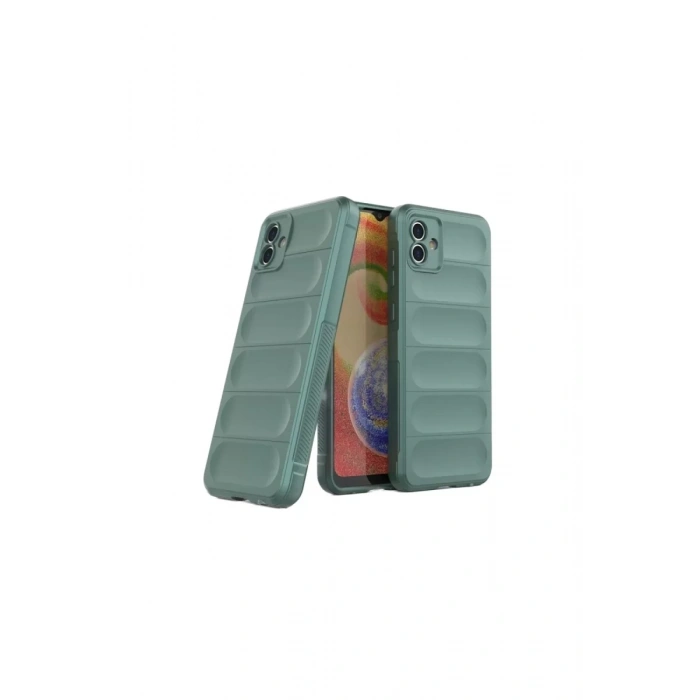 Samsung Galaxy A06 Kılıf Optimum Silikon - Koyu Yeşil