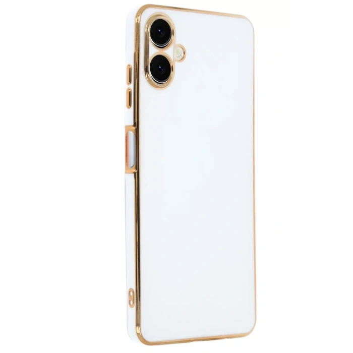 Samsung Galaxy A06 Kılıf Volet Silikon - Beyaz