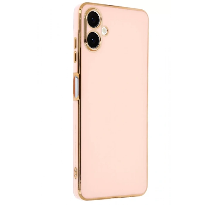 Samsung Galaxy A06 Kılıf Volet Silikon - Pembe