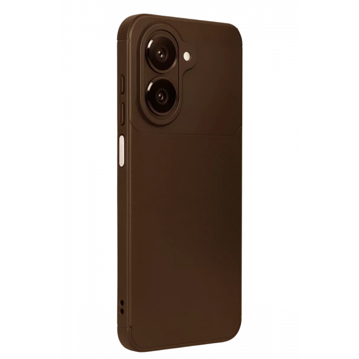 Samsung Galaxy A07 4G Auto Focus Karbon Kapak - Kahverengi
