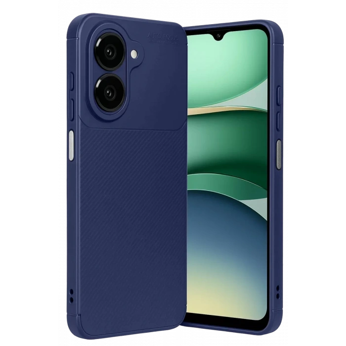Samsung Galaxy A07 4G Auto Focus Karbon Kapak - Lacivert