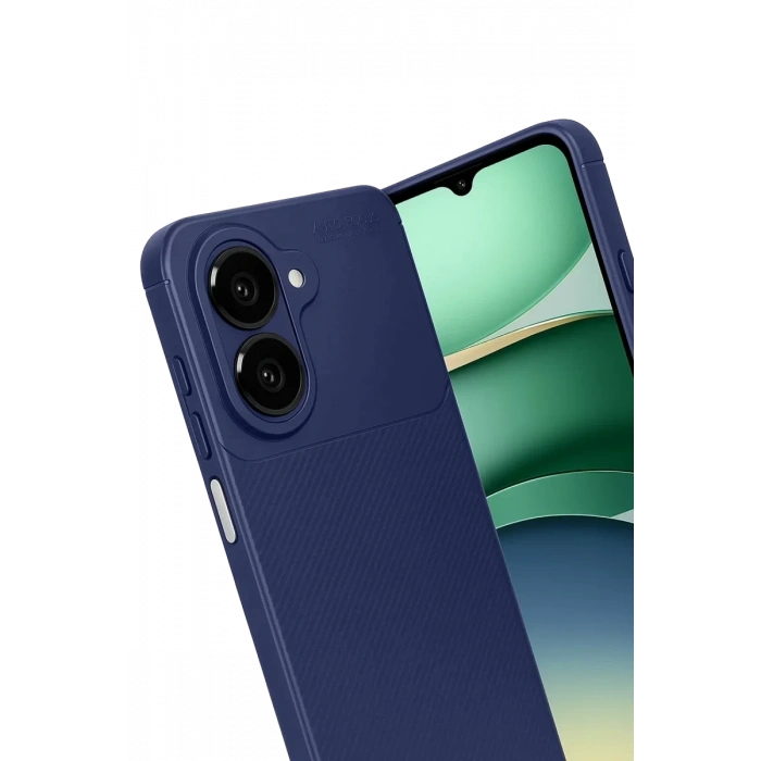 Samsung Galaxy A07 4G Auto Focus Karbon Kapak - Lacivert