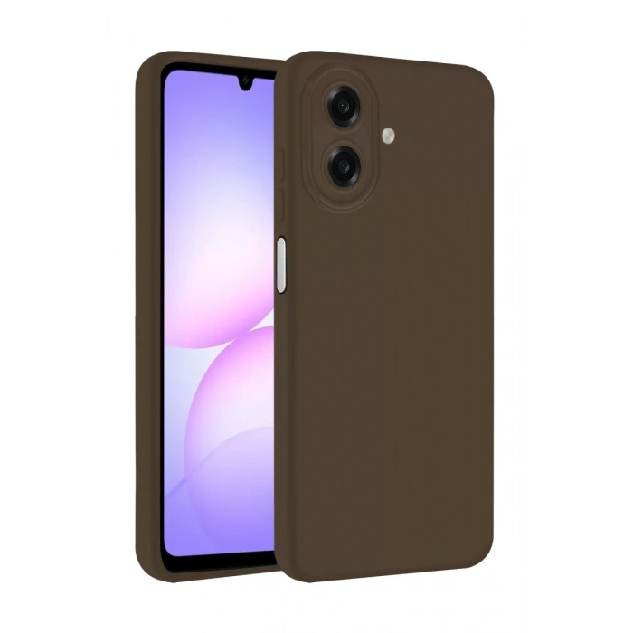 Samsung Galaxy A07 4G First Silikon - Kahverengi