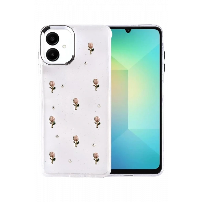 Samsung Galaxy A07 4G Fiyonk Desenli Kapak - Desen 6
