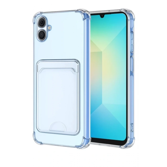 Samsung Galaxy A07 4G Kart Şeffaf Silikon - Şeffaf