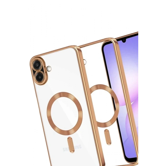Samsung Galaxy A07 4G Kross Magneticsafe Kapak - Çöl Titanyum