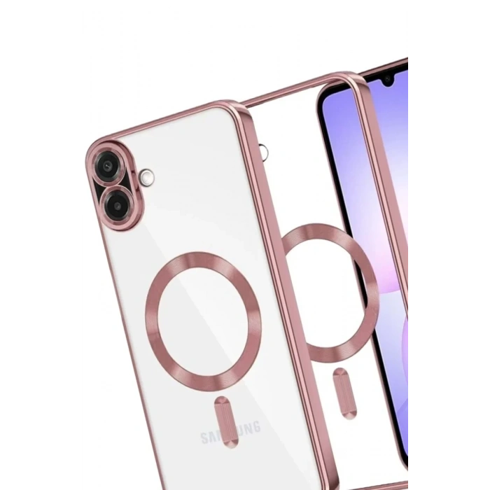 Samsung Galaxy A07 4G Kross Magneticsafe Kapak - Rose