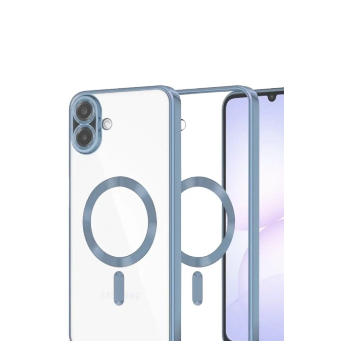 Samsung Galaxy A07 4G Kross Magneticsafe Kapak - Sierra Blue