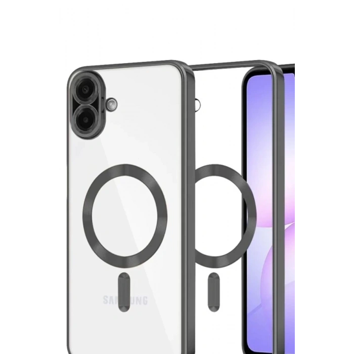 Samsung Galaxy A07 4G Kross Magneticsafe Kapak - Siyah