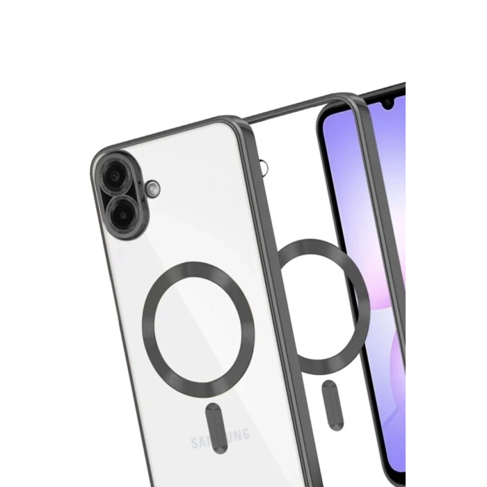 Samsung Galaxy A07 4G Kross Magneticsafe Kapak - Siyah