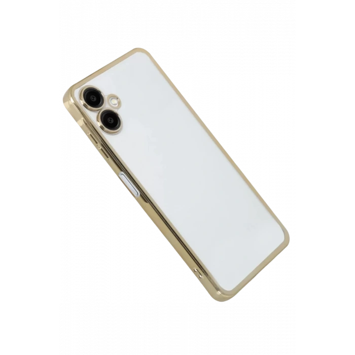 Samsung Galaxy A07 4G Lensli Silikon - Gold