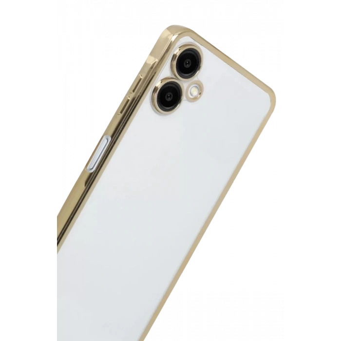 Samsung Galaxy A07 4G Lensli Silikon - Gold