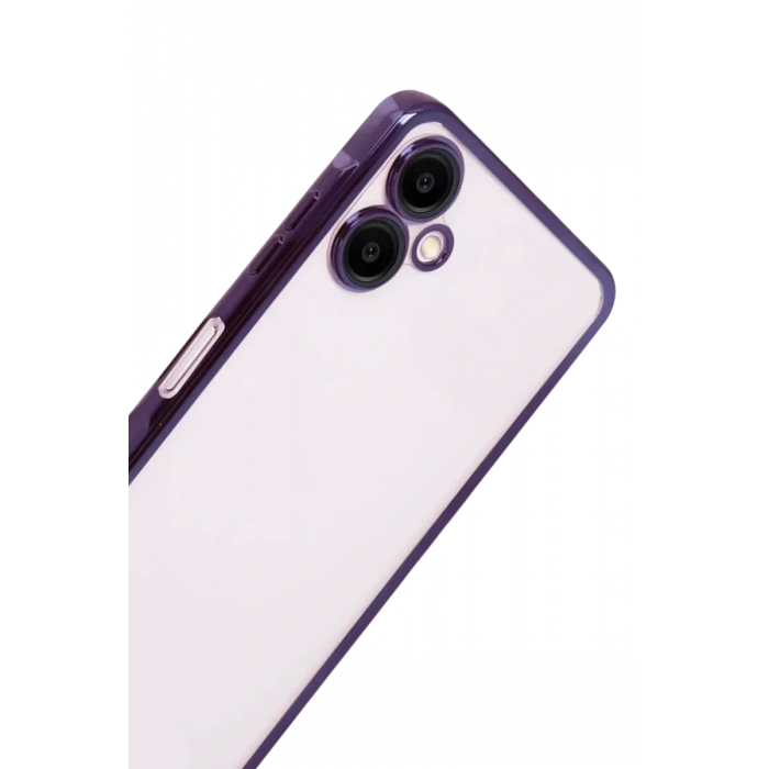 Samsung Galaxy A07 4G Lensli Silikon - Mor