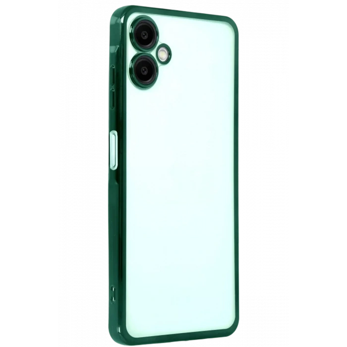 Samsung Galaxy A07 4G Lensli Silikon - Yeşil